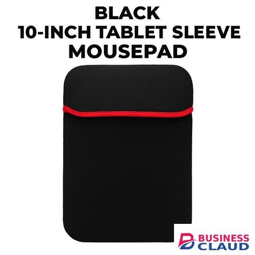 2-in-1 Tablet Sleeve + Mouse Pad – Fits All 10'' Devices, Shockproof & Travel-Ready