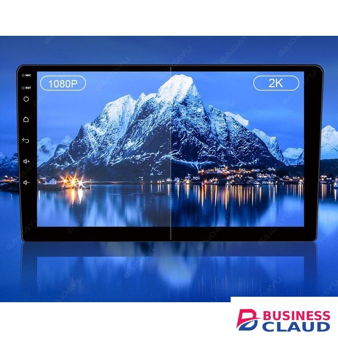 10 Inch Android 15 Car Stereo / 2GB RAM/32GB ROM / IPS Touch Display with Gorilla Glass / WiFi / GPS / Bluetooth / FM/ Steering Control / Reverse Camera