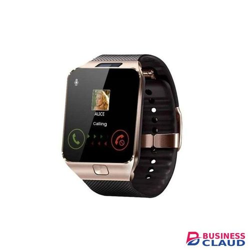 Smart2030 DZ09 Smartwatch W007 With Gold Finish, SIM Slot, Sleep And Health Monitoring