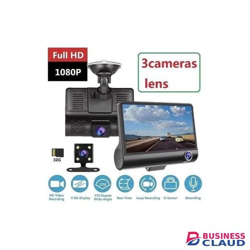 Full HD 1080P Car DVR Video Recorder With WDR, Rear Camera & Motion Detection For Road Monitoring