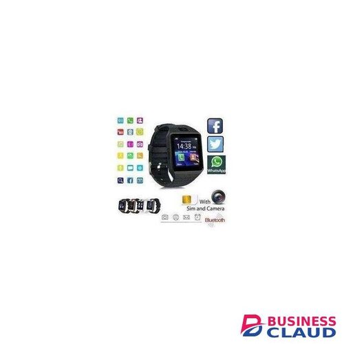 Smart2030 W007 Black Multi-Function Smartwatch With Touchscreen, SIM Card Support, And Health Monitoring