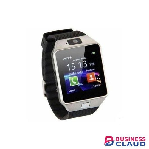 DZ09 W007 Silver Smart2030 Bluetooth Smartwatch with SIM, Call Alerts & Health Monitoring