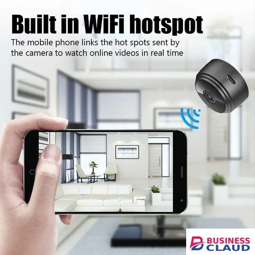 A9 1080p Mini Security Camera with Built-in WiFi for Home and Office Monitoring