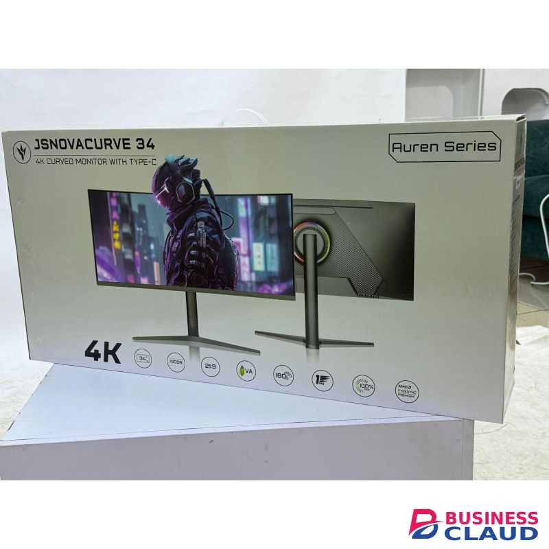 JS Nova 34 Ultra Wide Curved 4K Gaming Monitor Auren Series