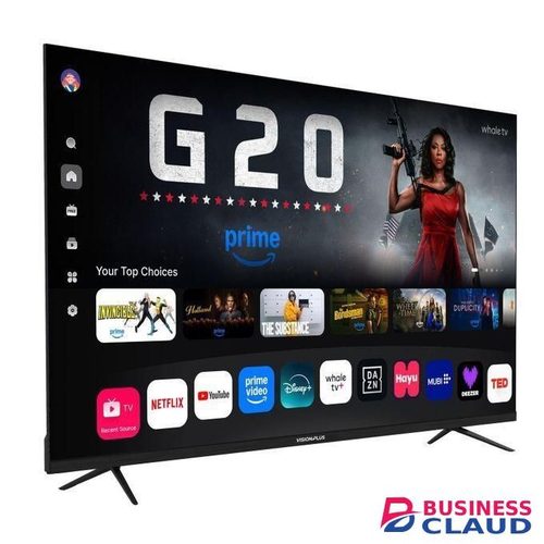 Vision Plus VP8843SW 43" Frameless FHD Smart TV – Netflix/YouTube/500+ Apps, Inbuilt Decoder DVB-T2/S2, Bluetooth, Dolby Audio + Free Wall Mount (2YRS WRTY)