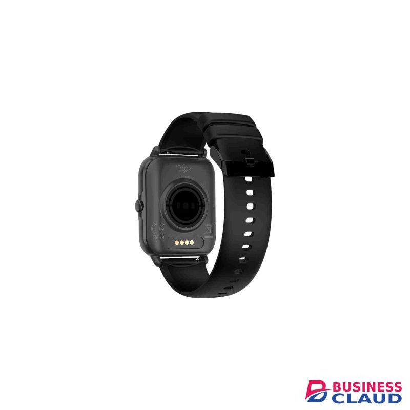Itel ISW-11 Smart Watch - LCD Screen 1.7Inch IPS, Battery 2200mAh, Charger: Magnetic Attraction - Black