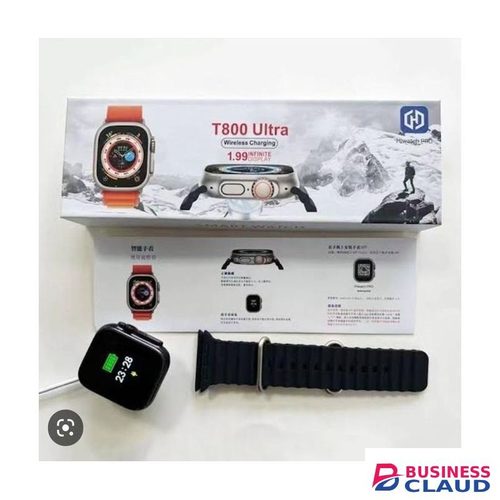 Smart Watch T800 Ultra Latest Smart Watch HD Display with BT Calling, Smartwatch for Men, Smartwatch for Women, Sleep Monitor, Blood Pressure and Oxygen Monitor, ce Assistant, Pedometer Steps, Remote Camera, Watch Band