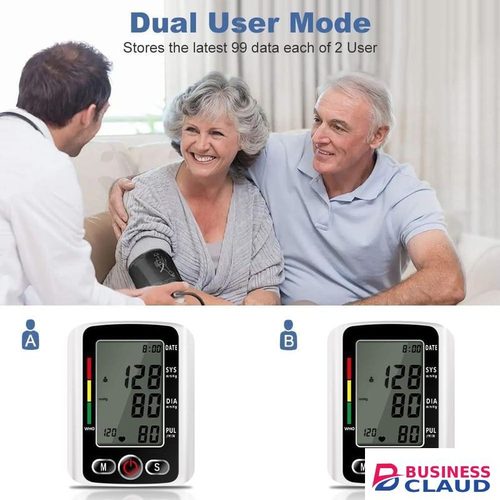 YUUIKLLE ce Blood Pressure Monitor & Finger Oximeter Set – Digital BP Cuff, Memory Function (Large Size) + Oxygen Saturation Monitor with Big Screen, Memory, Heart Rate for Home Use