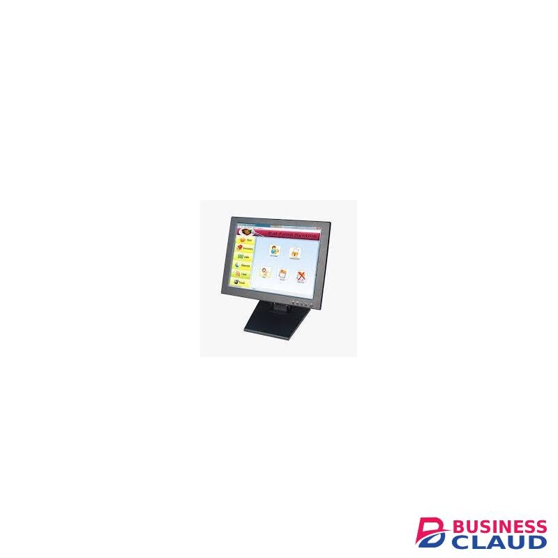 Cash Register Monitor 15 Inch Touch Screen POS LCD 170 Degree USB VGA Resolution with Stand
