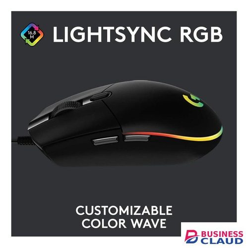 Logitech G203 LIGHTSYNC Wired Gaming Mouse in Kenya – Black