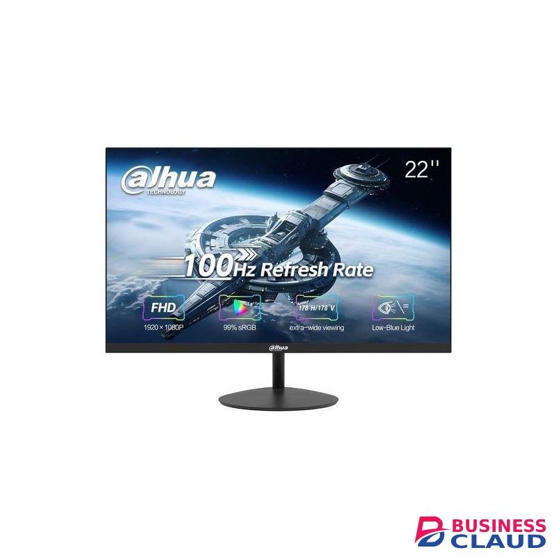 Dahua 22-Inch A200Y VA Full HD 1080p 100Hz Borderless Monitor With HDMI, VGA