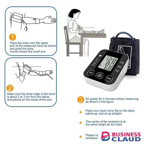TOUPHY Blood Pressure Monitor Digital Blood Pressure Monitor for Home Use Digital BP Machine – Gift With Finger Pulse Function