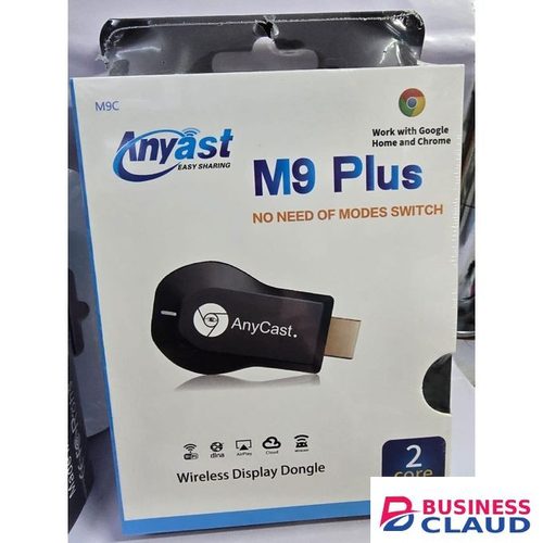 Anycast M9 Plus HDMI Wireless Screen Casting Dongle Full HD 1080p Supports Miracast AirPlay DLNA for TV Projector Monitor Screen Sharing
