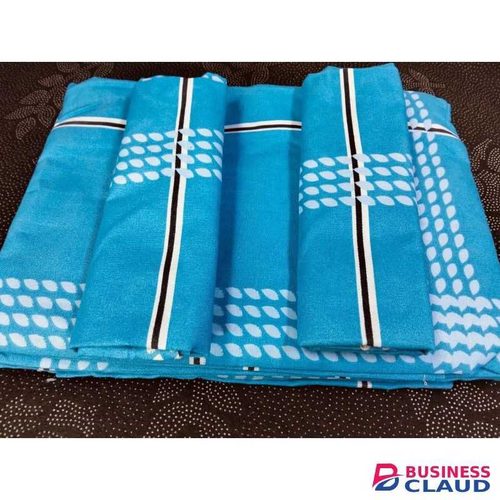 Luxury 4pcs Cotton Bedsheet Set – 4x6 and 5x6 (2 Bedsheets + 2 Pillowcases)