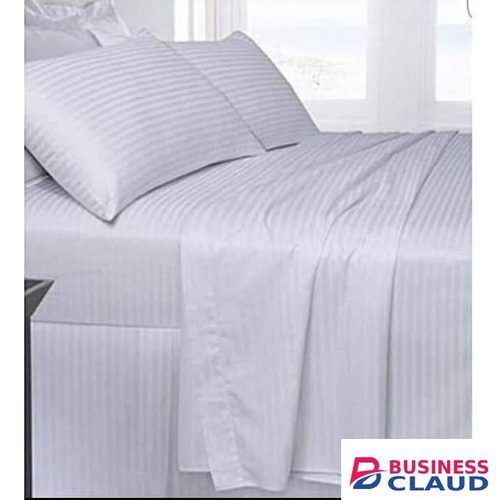 Share this product Fashion White Cotton Bedsheets Set Of 4 Pcs(2 Bedsheets And 2Pillowcases)