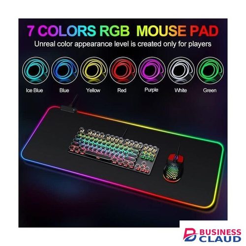 Mouse Pad Baclit RGB 80 * 30 CM Keyboard Mat Gaming Mouse Pad Thick Large Keyboard Mat