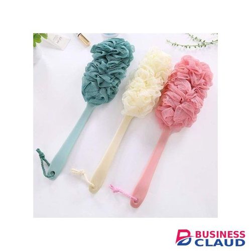 3pcs Long Handled Shower Body Brush Loofah Skin Sponge Cleaning Back Scrubber Exfoliating Luffa Bath Sponge for Body, Exfoliating Back Scrubber & Bath Sponge