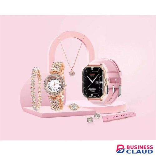 7-in-1 A58 Plus Smart Watch Ultra Luxury Bundle – 2.0-Inch Infinite Big Screen – Bluetooth Calling & Heart Rate Monitor – Includes 7 Interchangeable Straps – Series 8/9 Design Wireless Charging Smartwatch