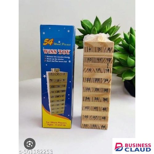 Bundles Jenga Game Wooden Blocks With 54pcs- Large