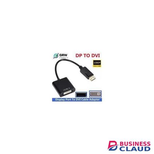 DP to DVI Adapter / 1080P DVI Cable Adapter for Monitor Screen, Projector