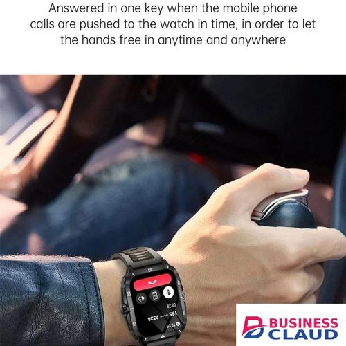 HD Screen Phone Calling Heart Rate Monitor Steps Counting Smartwatch