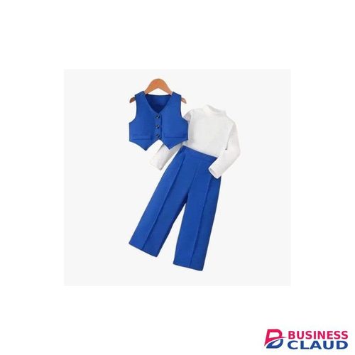 Cute Girls 3 pc V-neck suit bottom less trouser