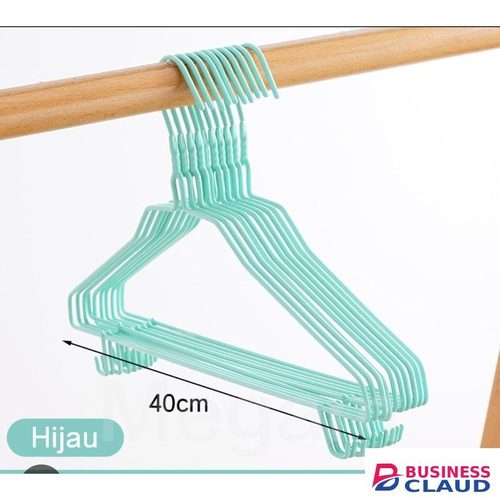 10pcs/Simple Large Hook Hanger Dipped Plastic Hanger Adult Drying Hanger Trouser Rack Dry and wet daily hook hanger