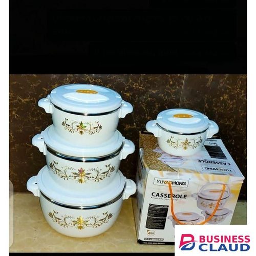 4PCS CASSEROLE INSULATED HOTPOT