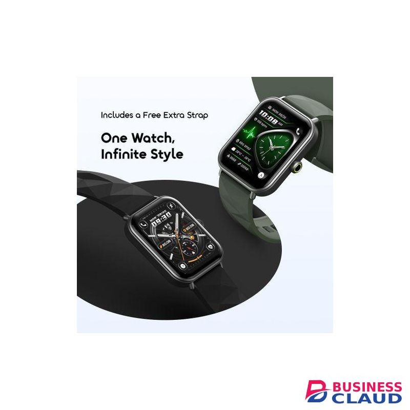 Oraimo Watch Nova 2 Lite -OSW 814L , IP68 Waterproof , 1.93" AMOLED Full Touch Color Screen , AI-Generated Watch Faces , Anti-Scratch Panda Glass , Heart Rate & Blood Oxygen monitor ,Up to 8 day Usage Time , 100+ Sport Modes , Wireless HD Calling - Black