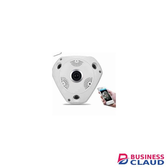 Fisheye 360 Degree Panoramic Wireless HD Ip WiFi Indoor Security CCTV Camera Video Monitor With SD Card Support