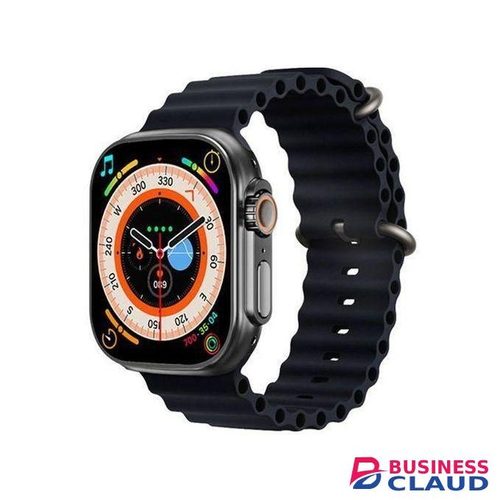 T900 Ultra Smartwatch For Men Women 23'' Full Touch Screen Smart Watch Health Monitor BT Calls Series 9 - BLACK