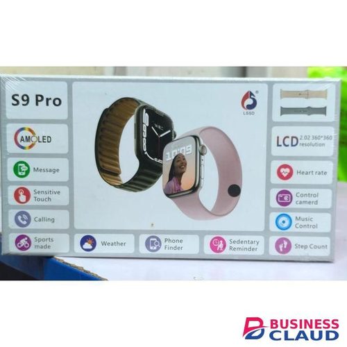 S9 Pro Smart Watch with LCD Display - Bluetooth Calling, Heart Rate Monitor, and Fitness Tracking