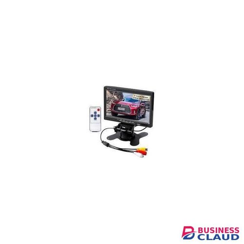 7-Inch TFT LCD Car Dashboard Monitor With AV Input – High-Resolution Rearview Display For Parking Cameras, DVD, Car Security System, And Reversing Assistance