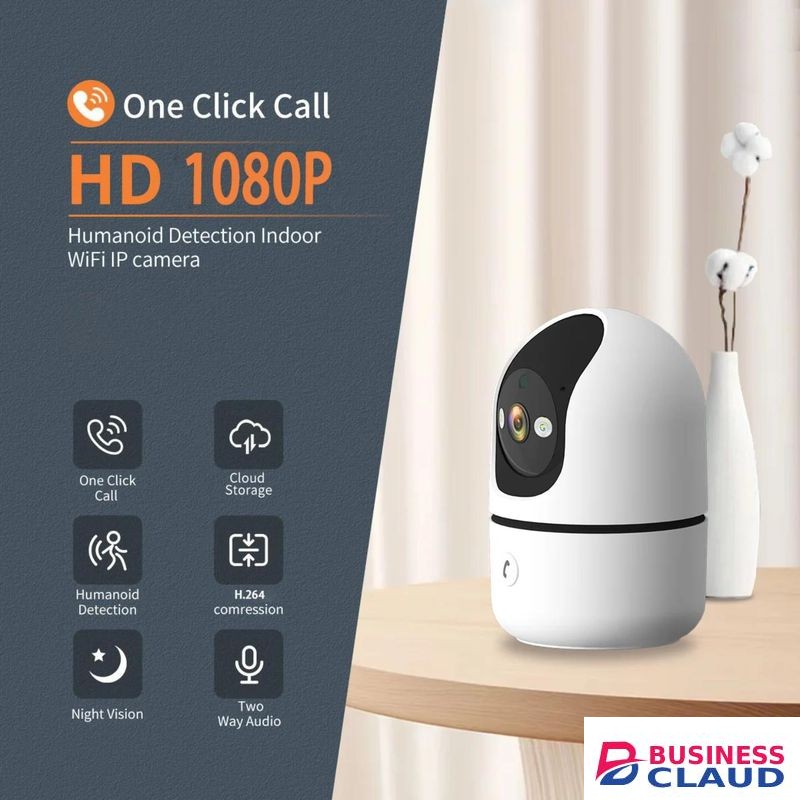 1080p HD indoor IP camera Auto night vision 2-way audio smart AI camera kids monitor camera