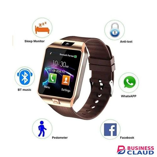 Smart2030 W007 Smartwatch With Touch Screen, Pedometer, Sleep Monitor & Camera – Universal Compatibility – Black