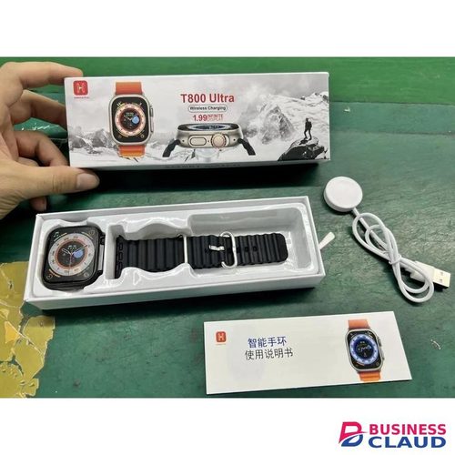 T800 Ultra Latest Smart Watch - HD Display BT Calling Blood Pressure Oxygen Monitor