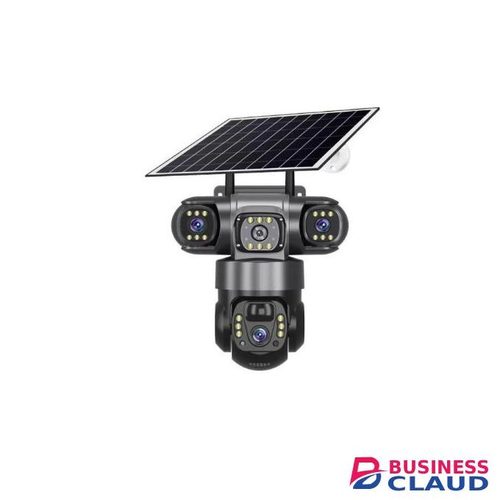 Solar Light V380 4g Smart Net Waterproof Outdoor T(PIR Human Detection,Colored Night Vision, All Weatherproof, Security Video IP Camara 4mp Battery CCTV Monitor)riple Lens Solar Powered Camera