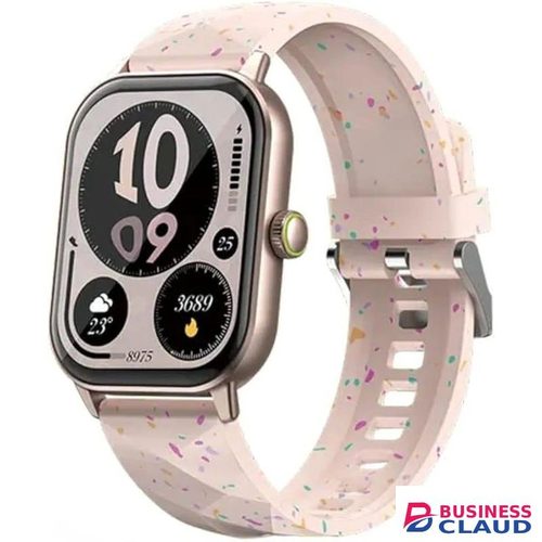 Oraimo Watch 5 (OSW-805) Smartwatch with Bluetooth Calling, 2.01" HD Display, 24/7 Health Monitor (Heart Rate, SpO2), 100+ Sports Modes, 7-Day Battery, 1ATM Waterproof - Sunset Pink