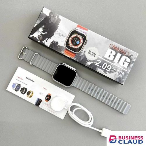 Valentines Offer T900 Ultra Smart Watch with 2.09'' High-Resolution Display, Waterproof Body, Wireless Calling, Pedometer, Oxygen Monitor, Sleep Tracking & Stylish Strap