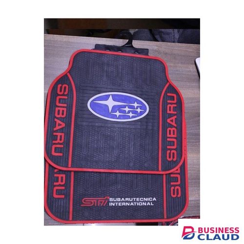 5Pcs SUBARU Branded Car Mats. +FREE GAMING MOUSE. Heavy Duty Flexible Rubber