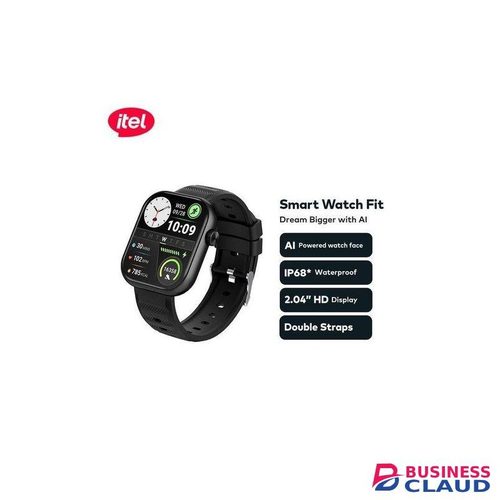 Itel Watch Fit O20 2.04" HD Display IP68 AI-Powered Black