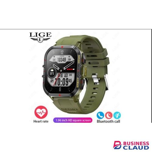 Original LIGE Smart Watch with 1.52 Inch Full Touch Screen and IP68 Waterproof Protection