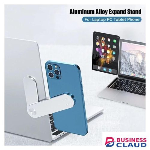 2 In 1 Magnetic Laptop Side Mount,Magnetic Laptop Phone Holder - Aluminum Alloy Expand Stand For Laptop & Tablet, Laptop Side Mount Phone Holder, Phone Holder For Laptop Screen, Dual Monitor Stand For Phone