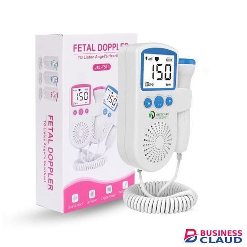 Portable Fetal Doppler. Baby Heartbeat Monitor for Pregnant Moms. Digital LCD Screen, Built-in Speaker, Clear FHR Detection. Compact & Easy to Use Home Pregnancy Device