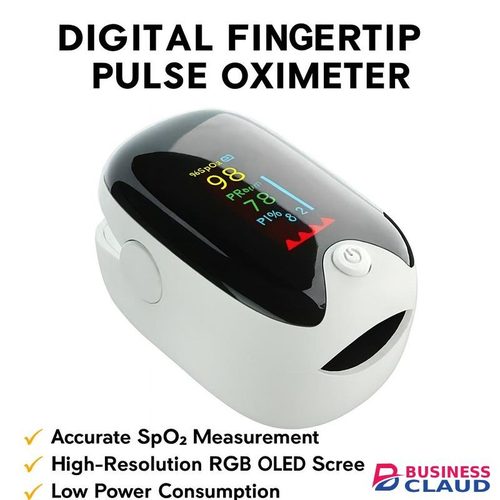TAIFA Instant Oxygen & Pulse Monitor – Digital Finger Clip Oximeter with OLED Display – Ideal for Home & Travel