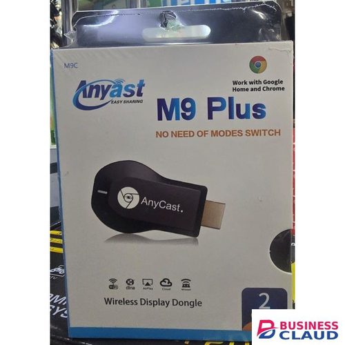 Anycast M9 Plus Wireless HDMI Display Adapter for 1080P Streaming to TV or Monitor