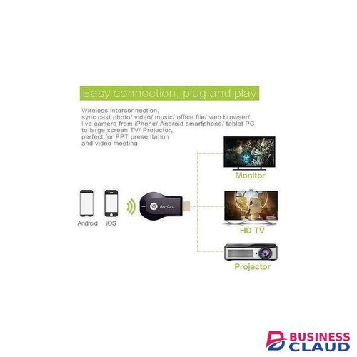 AnyCast M9 Plus 1080P Screen Mirroring Device for TV, Monitor, and Projector