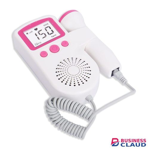 Portable Handheld Fetal Doppler Baby Heart Rate Monitor with LCD Display and 3.0 MHz High Sensitivity Ultrasonic Probe for Home Use