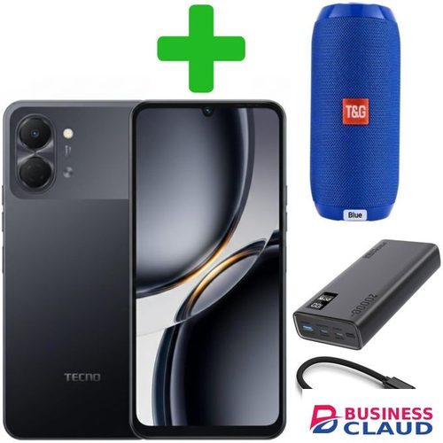 Tecno Pop 20 64GB ROM+UPTO 4GB RAM 120Hz 6.75" Display IP64 Dust & Water Resistance 13MP Camera UNISOC T7250 Processor 5000mA+(12 MONTHS WARRANTY)+Tg speaker+Power bank+Otg type c