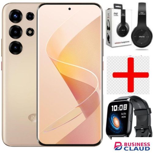 Itel SUPER 26 Ultra, (8GB ROM + 256GB RAM), 6.8" Inch, 144Hz, 3D Curved AMOLED Display, In-display fingerprint scanner, IP65, 6000mAh, Dual sim,+HEADPHONES+WATCH
